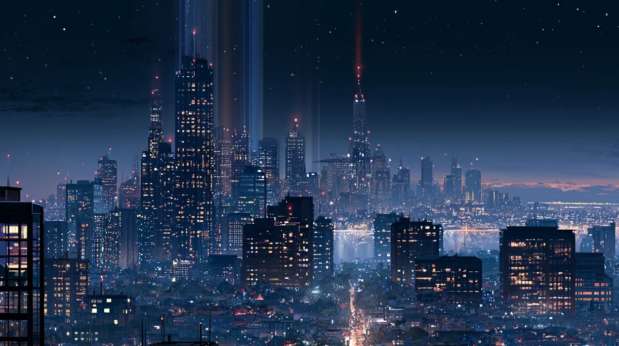 城市夜景视觉资料